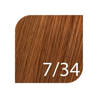 Wella Koleston Perfect 7/34 - Medium Blonde Gold Red / Koleston Perfect Me+ Vibrant Reds Permanent Hair Color (57g/2.0oz)