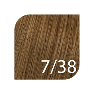 Wella Koleston Perfect 7/38 - Medium Blonde Gold Pearl / Koleston Perfect Me+ Rich Naturals Permanent Hair Color (57g/2.0oz)