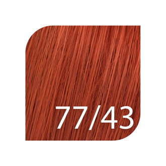Wella Koleston Perfect 77/43 - Medium Blonde Red Gold / Koleston Perfect Me+ Vibrant Reds Permanent Hair Color (57g/2.0oz)