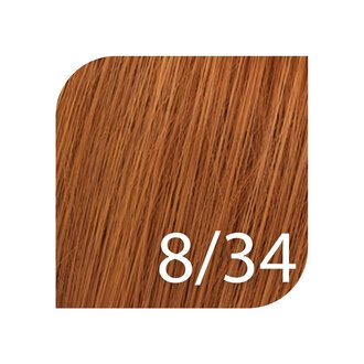 Wella Koleston Perfect 8/34 - Light Blonde Gold Red / Koleston Perfect Me+ Vibrant Reds Permanent Hair Color (57g/2.0oz)