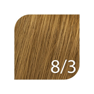Wella Koleston Perfect 8/3 - Light Blonde Gold / Koleston Perfect Me+ Rich Naturals Permanent Hair Color (57g/2.0oz)