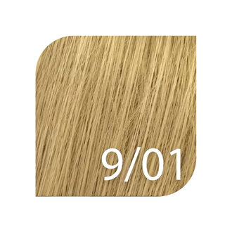 Wella Koleston Perfect 9/01 - Very Light Blonde Natural Ash / Koleston Perfect Me+ Pure Naturals Permanent Hair Color (57g/2.0oz)