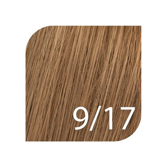 Wella Koleston Perfect 9/17 - Very Light Blonde Ash Brown / Koleston Perfect Me+ Rich Naturals Permanent Hair Color (57g/2.0oz)