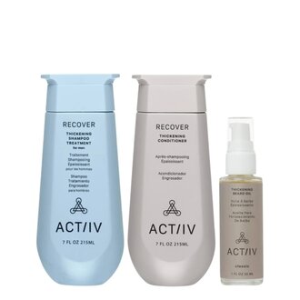 Actiiv Hair Science Trio anti-chute "Ultimate Power" - Pour homme (2x215ml/7.0oz, 30ml/1.0oz)