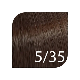 Wella Illumina Color 5/35 - Light Gold Mahogany Brown / Illumina Color Permanent Hair Color (57ml/2.0oz)