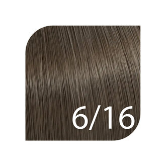 Wella Illumina Color 6/16 - Dark Blonde Ash Violet / Illumina Color Permanent Hair Color (57ml/2.0oz)