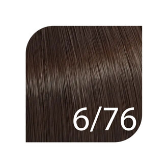 Wella Illumina Color 6/76 - Dark Blonde Brunette Violet / Illumina Color Permanent Hair Color (57ml/2.0oz)