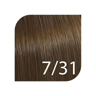 Wella Illumina Color 7/31 - Medium Blonde Gold Ash / Illumina Color Permanent Hair Color (57ml/2.0oz)