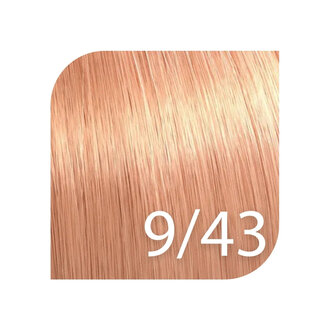 Wella Illumina Color 9/43 - Very Light Blonde Red Gold / Illumina Color Permanent Hair Color (57ml/2.0oz)