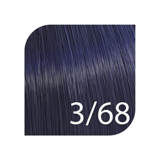 Wella Color Touch 3/68 - Dark Brown/Violet Pearl / Color Touch Vibrant Reds Demi-Permanent Hair Color (57g/2.0oz)