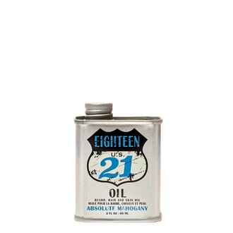 18.21 Man Made Huile pour la barbe, cheveux et peau "Absolute Mahogany" (60ml/2.0oz) 18.21 Man Made Huile pour la barbe, cheveux et peau "Absolute Mahogany" (60ml/2.0oz)