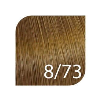 Wella Color Touch 8/73 - Light Blonde/Brown Gold / Color Touch Deep Browns Demi-Permanent Hair Color (57g/2.0oz)