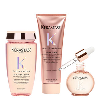 Kérastase Paris Trio brillance Gloss Absolu (2x 250ml/8.45oz, 45ml/1.52oz) Kérastase Paris Trio brillance Gloss Absolu (2x 250ml/8.45oz, 45ml/1.52oz)