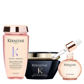 Kérastase Paris Gloss Absolu Revitalizing & Shine Kit (250ml/8.45oz, 200ml/6.7oz, 45ml/1.52oz)