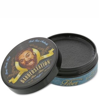Barberstation Fiber Pomade - Super Firm, Malleable Hold, Low-Shine