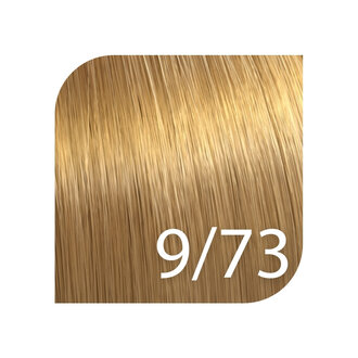 Wella Color Touch 9/73 - Very Light Blonde/Brown Gold / Color Touch Deep Browns Demi-Permanent Hair Color (57g/2.0oz)