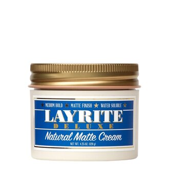 Layrite Deluxe Crème "Natural Matte Cream" Layrite Deluxe Crème "Natural Matte Cream"