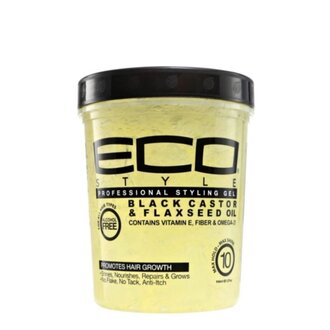 Eco Style Black Castor & Flaxseed Oil Styling Gel