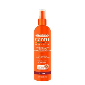 Cantu Spray rafraîchisseur de boucles  "Comeback Curl Next Day Curl Revitalize" (355ml/12.0oz) Cantu Spray rafraîchisseur de boucles  "Comeback Curl Next Day Curl Revitalize" (355ml/12.0oz)