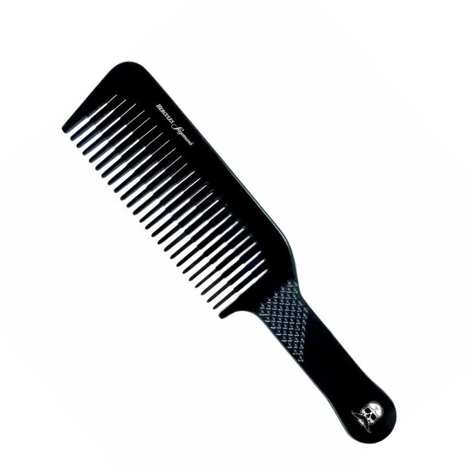 Peigne Professionnel En ébonite (caoutchouc Dur) - Pour Coiffure, Coupe, Démêlage, Antiparasite - Couleur Noire - Marque Centaure