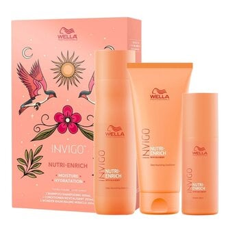 Wella Professionals Trio hydratation "Invigo Nutri-Enrich" (300ml/10.1oz, 250ml/8.5oz, 150ml/5.1oz) Wella Professionals Trio hydratation "Invigo Nutri-Enrich" (300ml/10.1oz, 250ml/8.5oz, 150ml/5.1oz)