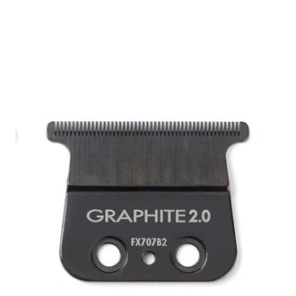 BaByliss PRO Replacement Blade for FX787 Trimmer, FX707B2 Graphite 2mm Deep Tooth T-Blade - Black