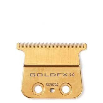 BaByliss PRO Replacement Blade for FX787 Trimmer, FX707G2 Titanium 2mm Deep Tooth T-Blade - Gold