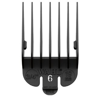 WAHL Professional Guide de coupe #6 en nylon - Noir (19mm/3/4")