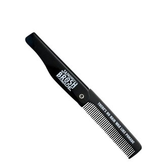 Brosh Pomade x Kent - Peigne de poche pliable "20TBL Folding Pocket Comb" (170mm/6.69" x 20mm/.78")