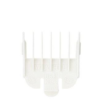 WAHL Professional No.1 1/2 Color Coded Nylon Cutting Guide Comb (4.5mm/3/16") - White