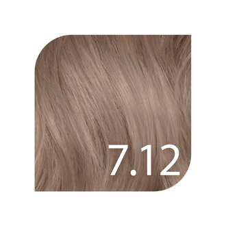 Revlonissimo Color Excel 7.12 - Medium Ash Iridescent Blonde / Color Excel by Revlonissimo Ammonia Free Tone on Tone Color (70ml/2.3oz)