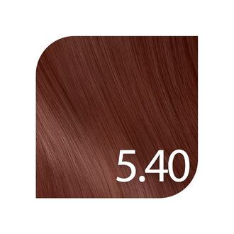 Revlonissimo Color Excel 5.40 - Medium Brown Intense Copper / Color Excel by Revlonissimo Ammonia Free Tone on Tone Color (70ml/2.3oz)
