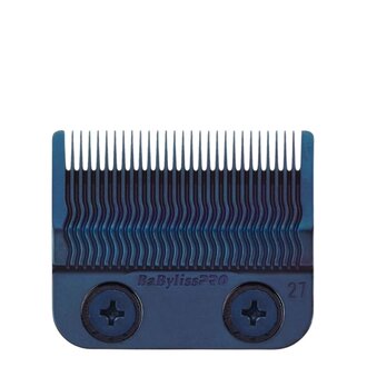 BaByliss PRO Lame de rechange pour dégradé FX8027BL moulée par injection de métal et titanium - Bleu