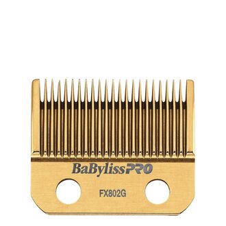 BaByliss PRO Replacement Blade for FXF870 Trimmer, FX802G DLC/Titanium Taper Blade - Gold