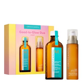 Moroccanoil Duo éclat cheveux et corps "Good-to-Glow" - Light (100ml/3.4oz, 50ml/1.7oz) Moroccanoil Duo éclat cheveux et corps "Good-to-Glow" - Light (100ml/3.4oz, 50ml/1.7oz)