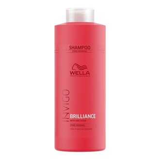 Wella Professionals Shampoing protection couleur "Brilliance" - cheveux normaux à fins Wella Professionals Shampoing protection couleur "Brilliance" - cheveux normaux à fins