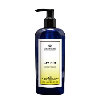 Henri et Victoria Bay Rum 2 in 1 Beard and Body Wash (230ml/7.8oz)