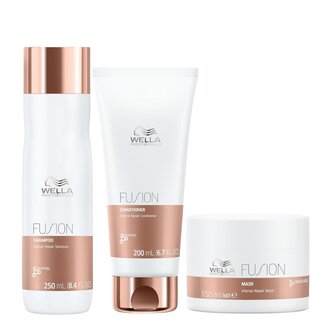 Wella Professionals Fusion Intense Repair Trio (250ml/8.5oz, 200ml/6.76oz, 150ml/5.07oz)
