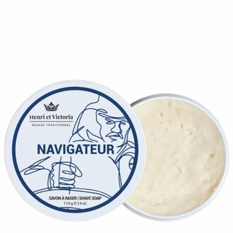 Henri et Victoria Savon à raser "Navigateur" (114g/4.0oz) Henri et Victoria Savon à raser "Navigateur" (114g/4.0oz)