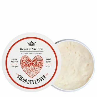Henri et Victoria Savon à raser Coeur de Vetiver (114g/4.0oz) Henri et Victoria Savon à raser Coeur de Vetiver (114g/4.0oz)