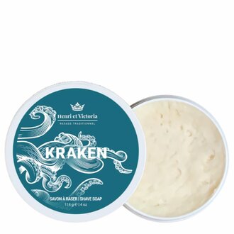 Henri et Victoria Savon à raser "Kraken" (114g/4.0oz) Henri et Victoria Savon à raser "Kraken" (114g/4.0oz)