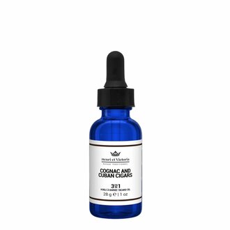 Henri et Victoria Cognac and Cuban Cigars 3 in 1 Beard Oil (28g/1.0oz)