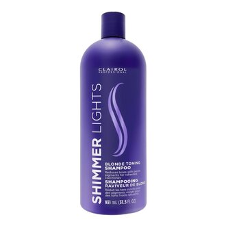 Clairol Professional Shimmer Lights Blonde Toning Shampoo