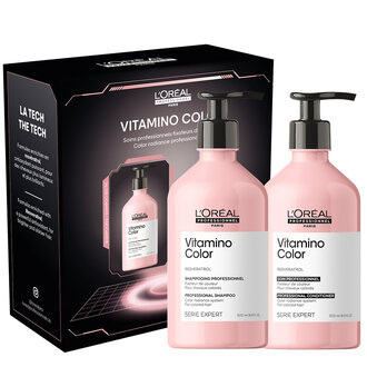L'Oréal Professionnel Duo fixateur de couleur "Vitamino Color" (2x500ml/16.9oz) L'Oréal Professionnel Duo fixateur de couleur "Vitamino Color" (2x500ml/16.9oz)