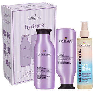 Pureology Trio hydratant "Hydrate" (2x266ml/9.0oz, 200ml/6.7oz) Pureology Trio hydratant "Hydrate" (2x266ml/9.0oz, 200ml/6.7oz)