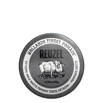 Reuzel Extreme Hold Matte Pomade - Extreme Hold Matte Finish (Grey)