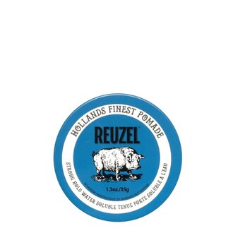 Reuzel Pommade "Blue Pomade" - Tenue forte, brillance élevée