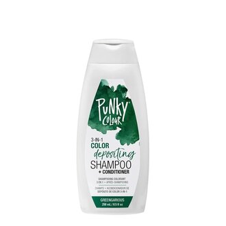 Punky Colour 3-in1 Color Depositing Shampoo (250ml/8.5oz) Greengarious