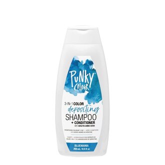Punky Colour 3-in1 Color Depositing Shampoo (250ml/8.5oz) Bluemania