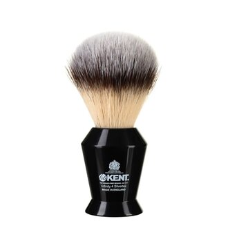 KENT. Infinity Plus 100% Synthetic Black Shaving Brush - Medium (22mm/0.87") - INF4